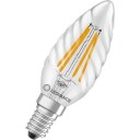 Ledvance Classic E14 mignonpære vridd 4000K 3,4W clear 100mm x 35mm