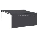  Innvendbar Markise Antrasittgrå Grå 350 x 250 cm