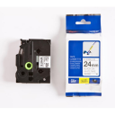 Brother Tape brother 24 mm black/white flexible
