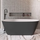 Sanipro Dino 169 Frittstående Solid Surface Hvit Matt / 169cm SA 10006 1