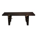 Hillerstorp Ecobench benk Svartoljet furu 120 cm Svart