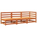  Hagebenk 3-seters voksbrun heltre furu 837953