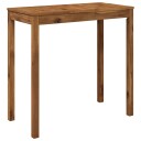 vidaXL Hagebarbord Naturlig 108,5 x 55 x 105 cm Solid akasietre