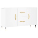 vidaXL Skjenk hvit 100x36x60 cm konstruert tre