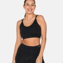 Zebdia Slim strap sports BH svart Størrelse: XXL Kvinner