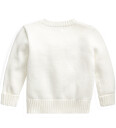 Ralph Lauren Polo Genser Strikk Hvit m. Kosedyr Polo 74 Genser