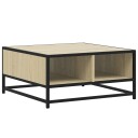  Salongbord sonoma eik 60,5x60,5x30 cm konstruert tre og metall 8721102838248