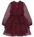 The New Kjole   TnPascha   Tyll   Burgundy AOP TN   The New   7 8 år (122 128)   Kjole   Bordeaux
