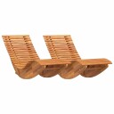 Rocking Solsenger 2 stk Solid Tre Akasietre