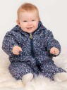 Petite Chérie Atelier Gisele Vinterdress Baby Navy Small Flower 86