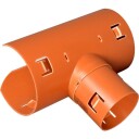 Wavin 92 X 60 Mm 90 Gr. Pvc-Drænsadelgren