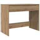 vidaXL Skrivebord Artisan Eik 100 x 50 x 78 cm Konstruert tre