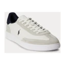 Polo Ralph Lauren Bedford Leather Suede Sneaker   White   38.5