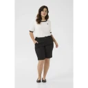 Kaffe Curve Dame Shorts Svart 5XL,
