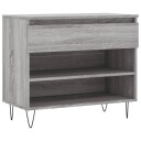  Skoskap grå sonoma 70x36x60 cm konstruert tre 8721012114814
