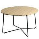 Grythyttan Stålmöbler 9A Bord 120 cm oljet furu / grønt stativ