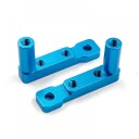 Yeah Racing TABB-003BU ALUMINUM SERVO MOUNT 2PCS FOR TAMIYA BBX