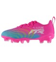 Puma Fotballsko   Fremtid 9 Play FG/AG Jr   Gift Rosa/Mistenkt   Puma   34   Fotballsko Blå Gul