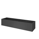 Biohort Dyrkingsbed 4x1 metallic mørkegrå