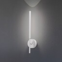 TK Lighting LED-vegglampe Focus hvit 46,5 cm metall 2 lyskilder justerbar
