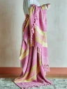 Creative Collection Isnel Pledd Rosa Resirkulert Bomull