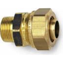 Pex-adapternippel, 3/4" x 25 mm, PN 6