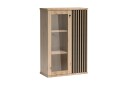 Vitrineskap Buckfast 40,6x131,9x86,4 cm   Tre/Svart