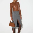 Elisabetta Franchi Dame Vesker Brun ONE SIZE,