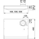 Franke Classic 1201A Underbygd Kjøkkenvifte 60 cm Hvit med Belysning