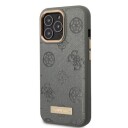 Guess iPhone 13 Pro/13 Hardt Deksel 6,1" med MagSafe Grå Peony Logo