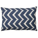 Chhatwal & Jonsson Ikat Sema pute Blue/off-white, 40 cm