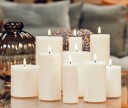 Deluxehomeart Real Flame LED-kubbelys 7,5x12,5 cm hvit