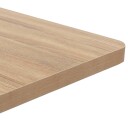 vidaXL Bistrobord lysebrun 50x50 cm MDF