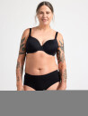 Lindex Bra Dahlia Shiny Matt   Black   B x 75