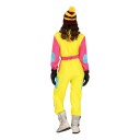 Fiestas Guirca 80-talls Skidress Rosa Gul Dame Kostyme Small 84186