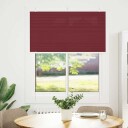  Plisségardin Bordeaux Rød 105x150 cm Stoff Bredde 104,4