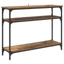  Konsollbord med hylle Gamle tre 100 x 29 x 75 cm Konstruert tre