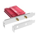 TP-Link TXE75E Wi-Fi 6E PCIe Nettverksadapter med Bluetooth 5.2 og 5400 Mbit/s