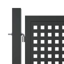 vidaXL Hageport antrasitt 300x150 cm stål