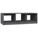 vidaXL Salongbord 110x50x34 cm heltre furu grå