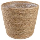 vidaXL Sjøgress plantekurver 3 pcs Naturlig Ø26 x 19 cm 100% sjøgress