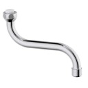 A-collection Azur Utløpstut Krom / 10cm (GRO-4296708)