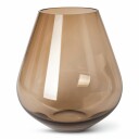 Magnor Rocks Stormlykt Vase 22 cm Topaz Glass