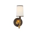 Elkins vägglampa brons antik/mässing