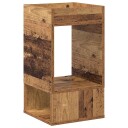 vidaXL Avlastningsbord Gammelt tre 30 x 30 x 56 cm Konstruert tre
