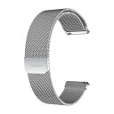 Triacle naturlig mesh stålreim universal 20 mm V2 Sølv