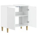 vidaXL Baderomsvaskeskap ARNHEM Høgglans hvit 59,5 x 31,5 x 59 cm