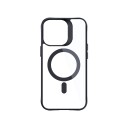 3mk Satin Armor MagCase with MagSafe for iPhone 14 Pro Max Clear with Black Frame