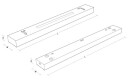 SG EcoLine Office Hvit 33W LED 3000K Ra>80 DALI