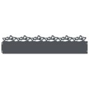 vidaXL Plenkanter 30 pcs Antrasitt 103 x 0,05 x 22 cm Stål